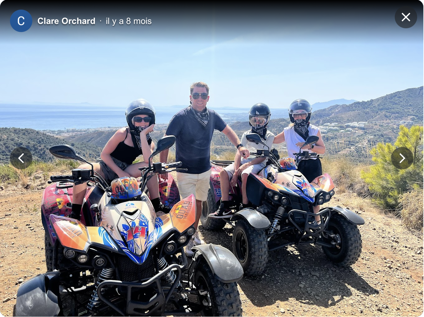 Balade en quad avec Quad Marbella SL en famille avec des enfants