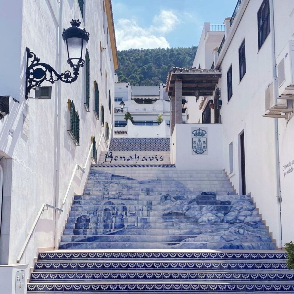 Escalier inscription Benahavis