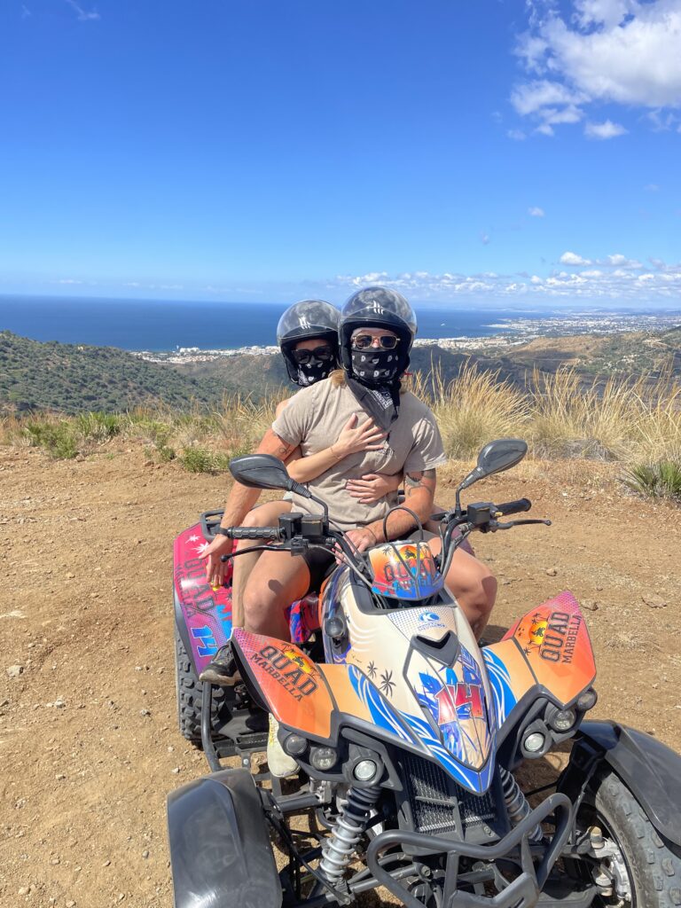 balade en quad en couple avec Quad Marbella SL