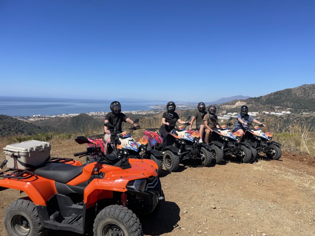 balade en quad en groupe avec QUAD MARBELLA